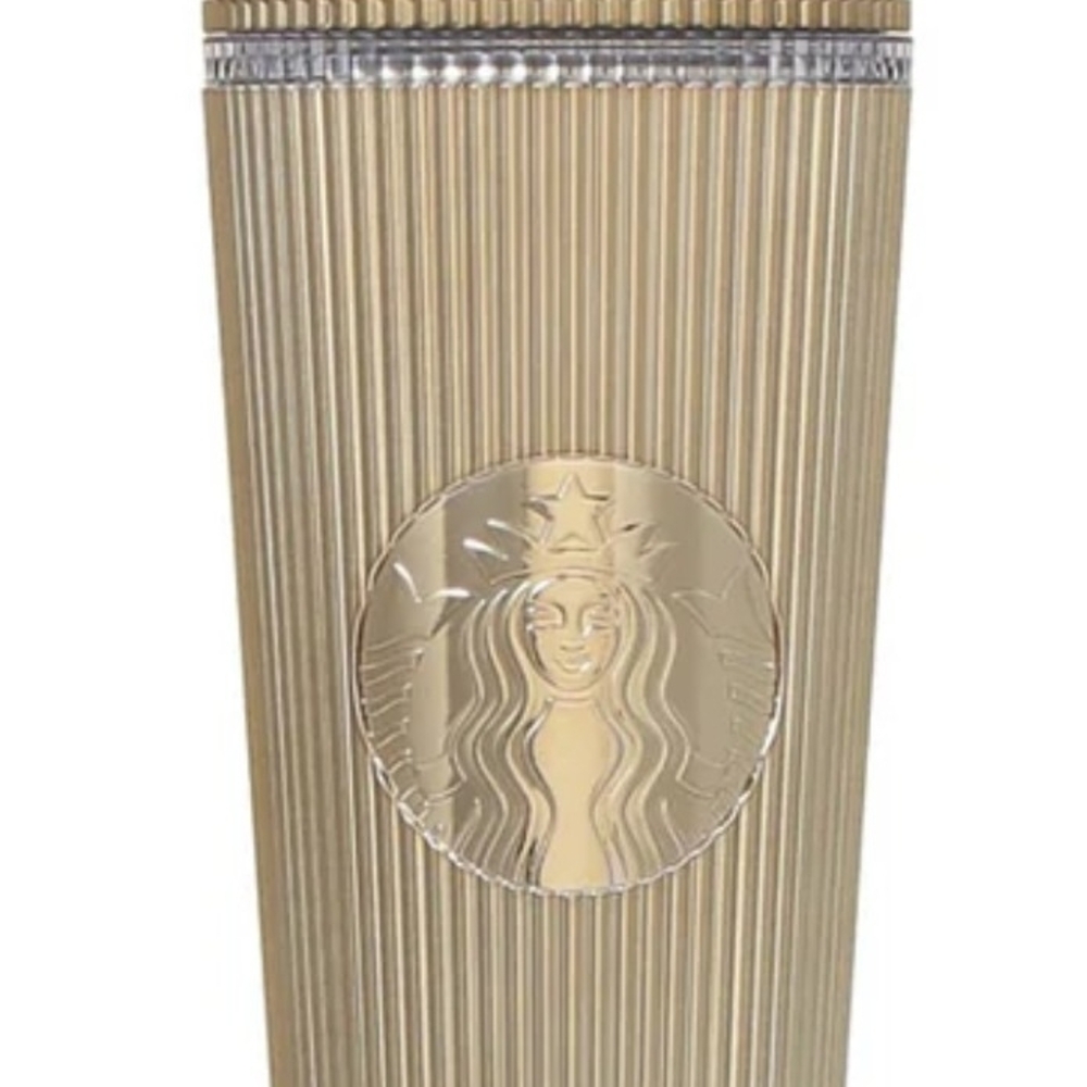 Not For Sale Starbucks Metallic Gold Tumbler
